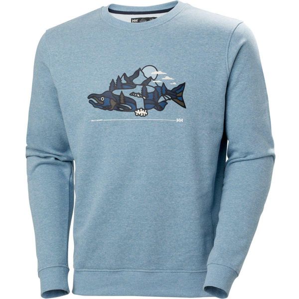 Bawełniana bluza z kapturem Helly Hansen f2f organic. Niebieskie bluzy męskie Helly Hansen, l, bez wzorów, z bawełny, z kapturem. Za 301.00 zł.