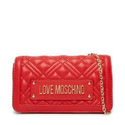 Torebka LOVE MOSCHINO. Czerwone torebki do ręki damskie Love Moschino, bez wzorów, wizytowe, bez dodatków. Za 639.99 zł.