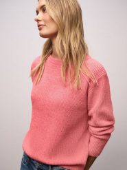 Street One Sweter damski z dzianiny Kobiety Bawełna czerwony jednolity, 44. Czerwone swetry damskie Street One, bez wzorów, z bawełny, street, bez kołnierzyka, bez ramiączek, bez kaptura. Za 249.95 zł.