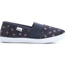 Ciemnogranatowe Tenisówki Dancing Feets. Trampki i tenisówki dziewczęce marki Born2be. Za 39.99 zł.