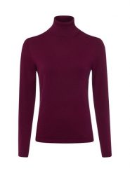 Brookshire bluzka z golfem Kobiety Bawełna (100%) lila, XXL. Bluzki damskie brookshire, xxl, bez wzorów, z bawełny, bez kołnierzyka, bez ramiączek. Za 199.95 zł.