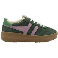 Sneakersy damscy Gola Athena Trainer. Zielone obuwie sportowe damskie Gola, bez wzorów. Za 506.50 zł.