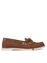 Beverly Hills Polo Club Mokasyny WI16-SKIPER-01 Brązowy. Brązowe mokasyny damskie Beverly Hills Polo Club, z nubiku. Za 299.99 zł.