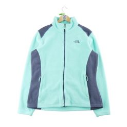 Second life - Kurtka damska z polaru TNF - Stan bardzo dobry. Niebieskie kurtki damskie The North Face, bez wzorów, z polaru, bez kaptura. Za 170.36 zł.