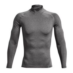 Koszulka fitness męska Under Armour Ua Hg Armour Comp Mock z długim rękawem. Szare buty sportowe męskie Under Armour, bez zapięcia, na fitness i siłownię. Za 139.99 zł.