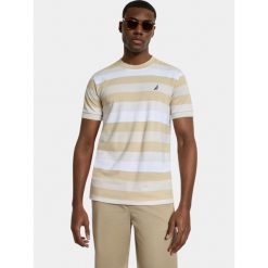 T-shirt Męski Nautica Salvatore. Białe t-shirty męskie Nautica, m, bez wzorów, z bawełny, eleganckie, bez kołnierzyka. Za 279.00 zł.