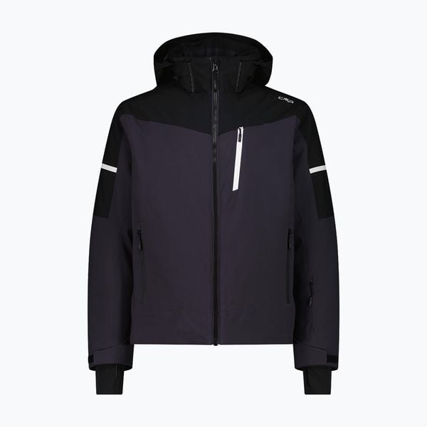 Kurtka narciarska męska CMP 35W0077 Zip Hood. Szare kurtki męskie CMP, l, bez wzorów, z elastanu, bez kaptura, narciarskie. Za 959.99 zł.