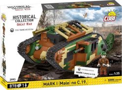 Cobi HC Mark I Male no C.19. The Tank Museum. T-shirty męskie Cobi, bez wzorów, bez kołnierzyka. Za 172.80 zł.