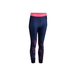 Legginsy 7/8 fitness 500. Niebieskie legginsy sportowe damskie DOMYOS. W wyprzedaży za 44.99 zł.