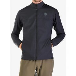 Kurtka rowerowa męska Fox Ranger Wind Jacket. Niebieskie buty sportowe męskie FOX, m, bez wzorów, sportowe, bez kaptura. Za 403.99 zł.