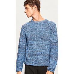 Sweter z raglanowym rękawem - Niebieski. Swetry przez głowę męskie marki Giacomo Conti. W wyprzedaży za 69.99 zł.