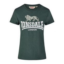 Koszulka damska Lonsdale Sarsden. Białe t-shirty damskie Lonsdale, bez wzorów, bez kołnierzyka. Za 157.50 zł.