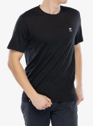 Koszulka merino męska Mons Royale Tarn Merino Shift T-Shirt. Czarne t-shirty męskie Mons Royale, na lato, m, bez wzorów, z elastanu, bez kołnierzyka. Za 291.49 zł.