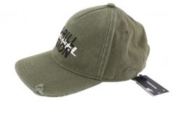 Czapka męska Diesel C-stone snapback bawełniana zielone logo. Zielone czapki i kapelusze męskie Diesel, bez wzorów, z bawełny. Za 284.99 zł.