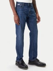 Calvin Klein Jeans Jeansy LV04RE777G Granatowy Slim Fit. Niebieskie jeansy męskie Calvin Klein Jeans. Za 359.99 zł.