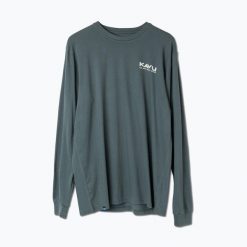 Longsleeve męski KAVU Free Time. Zielone bluzki z długim rękawem męskie KAVU, m, bez wzorów, bez kołnierzyka. Za 179.99 zł.