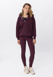Prążkowane legginsy N-LISBONA. Legginsy damskie Volcano, m, bez wzorów, z elastanu. Za 119.99 zł.