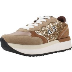 Buty SUN68 BIG ALLY GLITTER Złoty. Żółte obuwie sportowe damskie SUN68, trekkingowe. Za 287.99 zł.