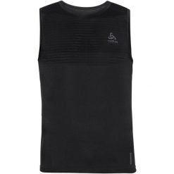 Koszulka tech. męska Odlo BL TOP crew neck singlet PERFORMANCE. Czarne bielizna termoaktywna męska Odlo, l, bez wzorów, bez kołnierzyka, bez ramiączek, do biegania. Za 199.99 zł.