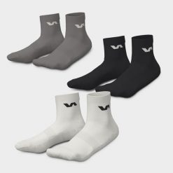 Varlion Pro Gym Męskie 3-pak Skarpety. Czarne skarpety męskie 2117 OF SWEDEN, bez wzorów, z dzianiny. Za 160.99 zł.