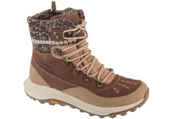 Buty trekkingowe damskie, Siren 4 Thermo Mid Zip WP. Brązowe obuwie sportowe damskie Merrell, trekkingowe. Za 699.99 zł.