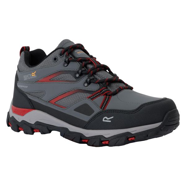 Męskie Buty Do Chodzenia Holcombe 3 Low. Brązowe trekkingi męskie Regatta, trekkingowe. Za 326.99 zł.