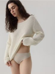 Majtki typu szorty 3 pack - jasnozielony. Zielone szorty damskie Reserved, l, bez wzorów. W wyprzedaży za 39.99 zł.