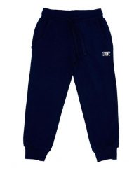 Foliowe spodnie dresowe dziewczęce. Czarne spodnie sportowe dla dziewczynek LEONE 1947 APPAREL, bez wzorów, z bawełny, na fitness i siłownię. Za 42.06 zł.