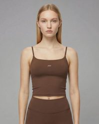 Koszulka bez rękawów Softform™ - Brązowy. Brązowe koszulki sportowe damskie JOY STUDIO, m, bez wzorów, ze skóry, bez kołnierzyka, bez ramiączek, na fitness i siłownię. Za 168.00 zł.