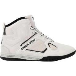 Troy Wysokie góry - Biały - EU 42. Białe buty sportowe męskie GORILLA WEAR, bez zapięcia, na fitness i siłownię. Za 529.00 zł.