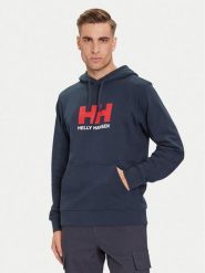 Helly Hansen Bluza HH Logo 54582 Granatowy Regular Fit. Niebieskie bluzy męskie Helly Hansen, m, bez wzorów, z bawełny, bez kaptura. Za 299.99 zł.