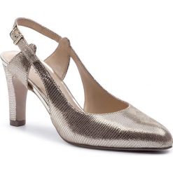 Sandały CAPRICE - 9-29600-22 Lt Gold Reptil 957. Klapki damskie marki Caprice. Za 249.90 zł.