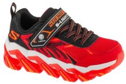 Buty sportowe Sneakersy chłopięce, Mega-Surge 2.0. Czerwone trampki i tenisówki chłopięce Skechers, bez wzorów, z materiału, sportowe, przed kostkę, bez zapięcia. Za 239.99 zł.
