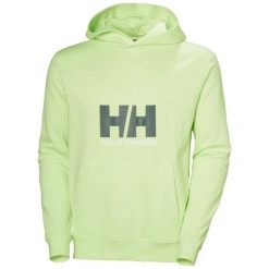 Bluza Helly Hansen Core Graphic. Zielone bluzy męskie Helly Hansen, m, bez wzorów, bez kaptura. Za 405.00 zł.
