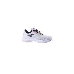Buty do badmintona Babolat Shadow Spirit 2 W. Białe obuwie sportowe damskie BABOLAT, bez wzorów. Za 449.99 zł.