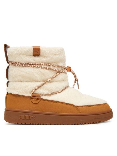 Puma Śniegowce Snowbae Suede Wns 402175 02 Écru. Białe śniegowce i trapery damskie Puma, z materiału. Za 379.99 zł.