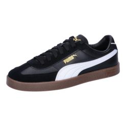 Buty PUMA Club II Era. Czarne obuwie sportowe damskie Puma, bez wzorów, ze skóry, trekkingowe. Za 189.99 zł.