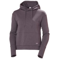 Bluza damska Helly Hansen Lifa Tech Lite. Fioletowe swetry damskie Helly Hansen, bez wzorów, sportowe, bez kołnierzyka, bez ramiączek, bez kaptura. Za 435.00 zł.