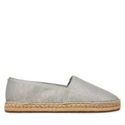Espadryle Calvin Klein. Szare espadryle damskie Calvin Klein, bez wzorów, bez obcasa, bez zapięcia. Za 219.99 zł.