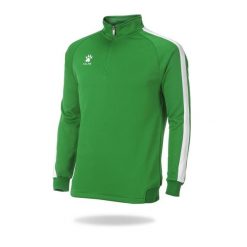 Kelme Sudadera Global Verde Unisex. Zielone swetry damskie Kelme, na zimę, bez wzorów, bez kołnierzyka, bez ramiączek, bez kaptura. W wyprzedaży za 115.30 zł.
