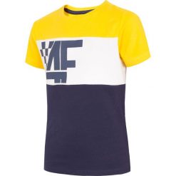 T-shirt chłopięcy (122-164) JTSM206A - żółty. T-shirty dla chłopców marki 4F JUNIOR. Za 29.99 zł.