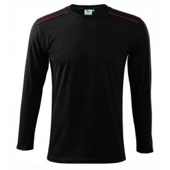 Koszulka Z Długim Rękawem Unisex Dla Dorosłych. Czarne bluzki z długim rękawem męskie ALDER, m, bez wzorów, bez kołnierzyka. Za 67.99 zł.