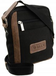 Skórzana, męska torba na ramię z kieszonką zewnętrzną - Always Wild. Torby na ramię męskie Always Wild, bez wzorów, ze skóry, na ramię. Za 95.99 zł.