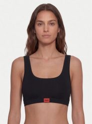 HUGO Biustonosz top Signature 50566598 Czarny. Czarne biustonosze Hugo, bez wzorów. Za 199.99 zł.