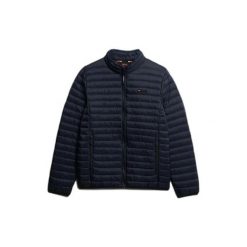 Kurtka puchowa Superdry Fuji Lite. Niebieskie kurtki męskie Superdry., xl, bez wzorów, z puchu, bez kaptura. Za 416.35 zł.