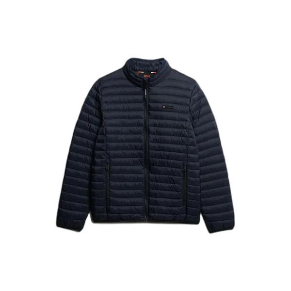 Kurtka puchowa Superdry Fuji Lite. Niebieskie kurtki męskie Superdry., xl, bez wzorów, z puchu, bez kaptura. Za 416.35 zł.