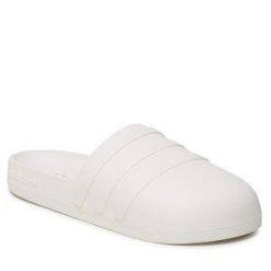 Klapki adidas. Białe buty sportowe męskie Adidas, bez zapięcia. Za 209.99 zł.