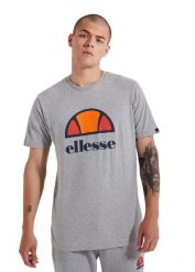 Koszulka z krótkim rękawem Męska Ellesse Dyne Szary. Szare koszulki sportowe męskie Ellesse, m, bez wzorów, z bawełny, bez kołnierzyka, bez ramiączek, trekkingowe. Za 142.30 zł.