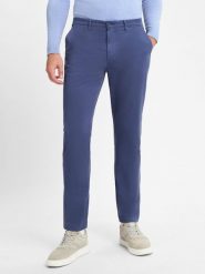 Tommy Hilfiger Spodnie - Denton Mężczyźni Bawełna niebieski, 33-30. Niebieskie eleganckie spodnie męskie Tommy Hilfiger, m, bez wzorów, z bawełny. Za 459.95 zł.