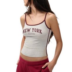 Koszulka damska Superdry Essential. Szare t-shirty damskie Superdry., bez wzorów, bez kołnierzyka. W wyprzedaży za 116.80 zł.